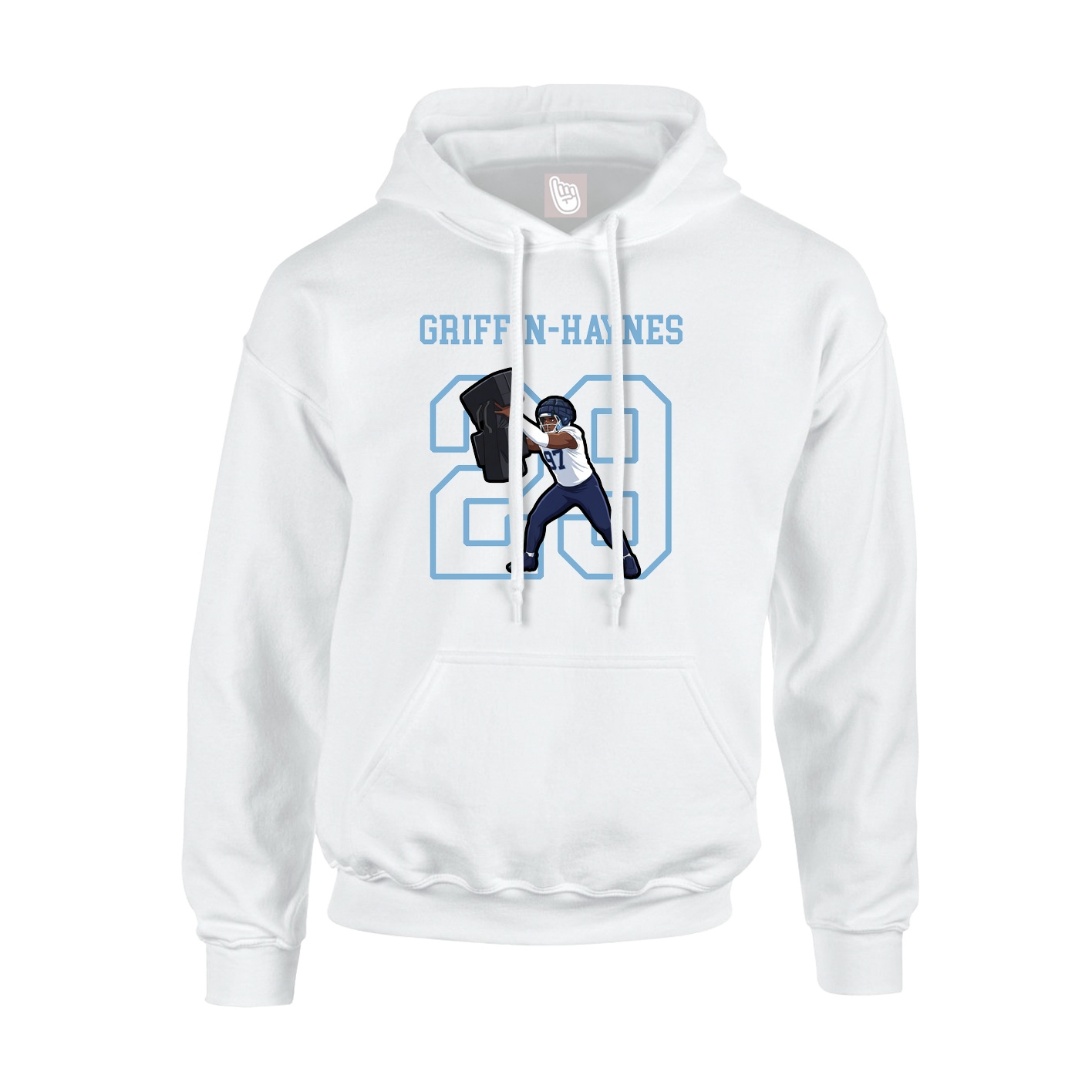 Youth Hoodie — Shirsey in White