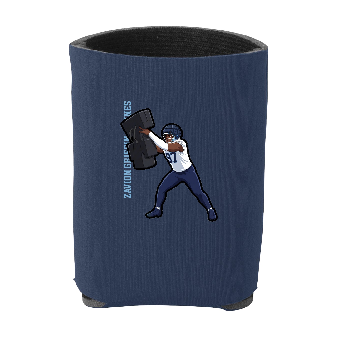 Can Holder — Name Vertical in Navy
