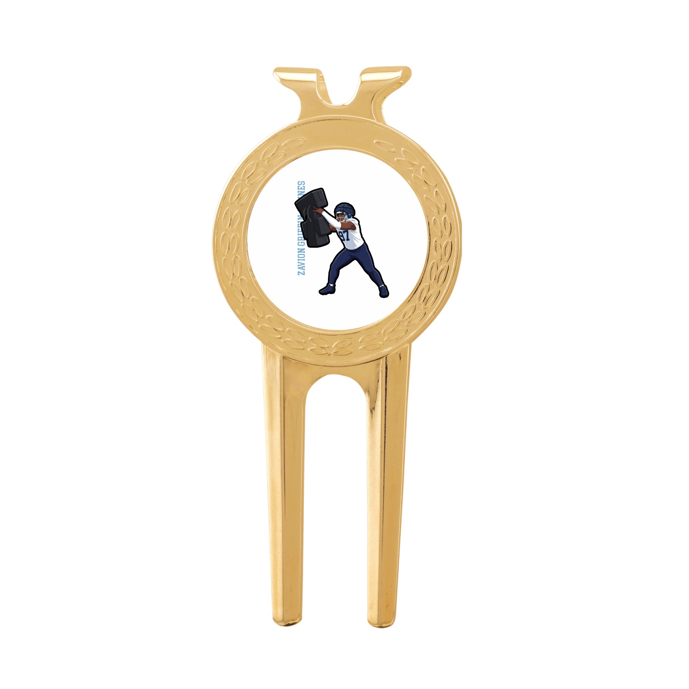 Divot Tool with Ball Marker — Name Vertical in Classic