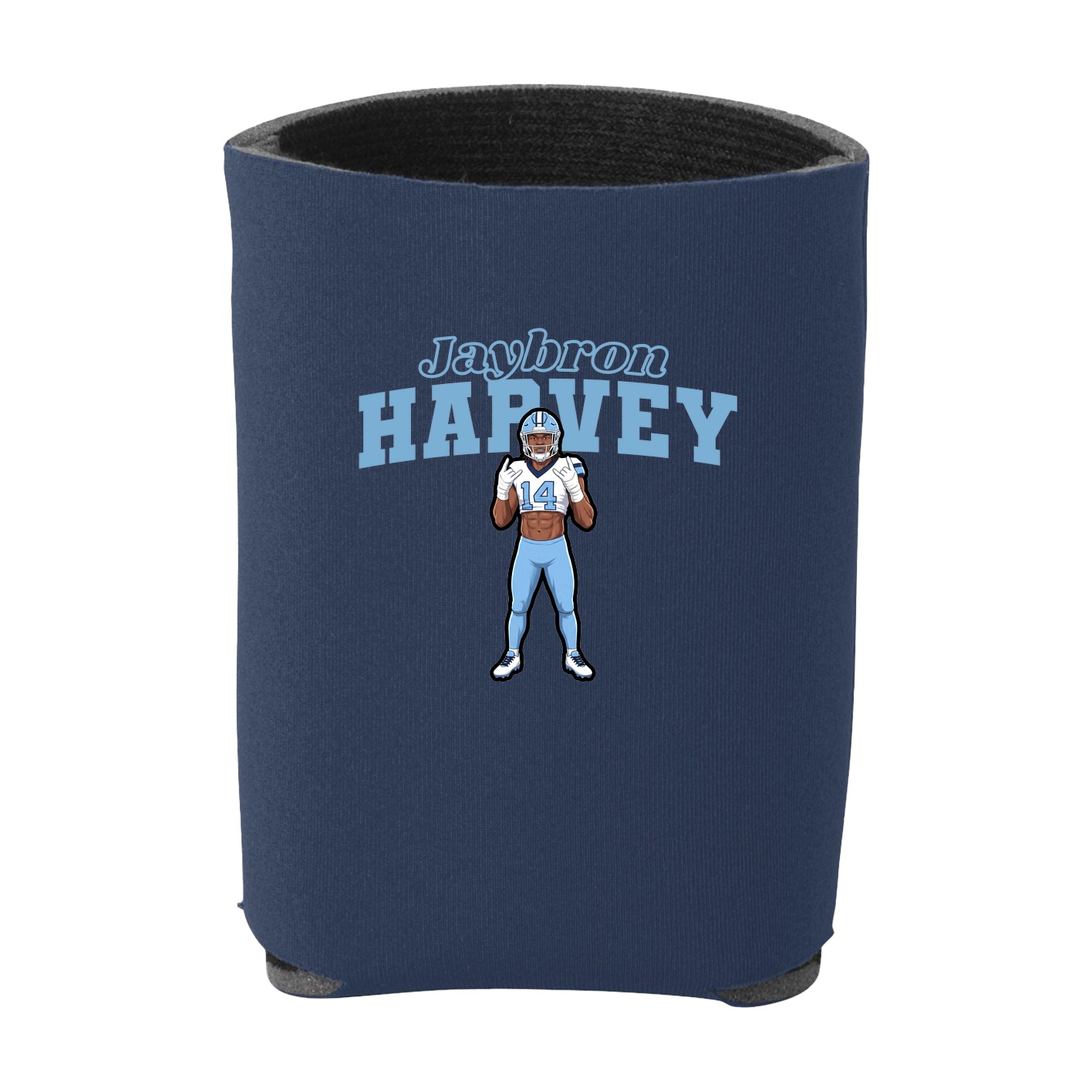 Can Holder — Name Arch in Navy