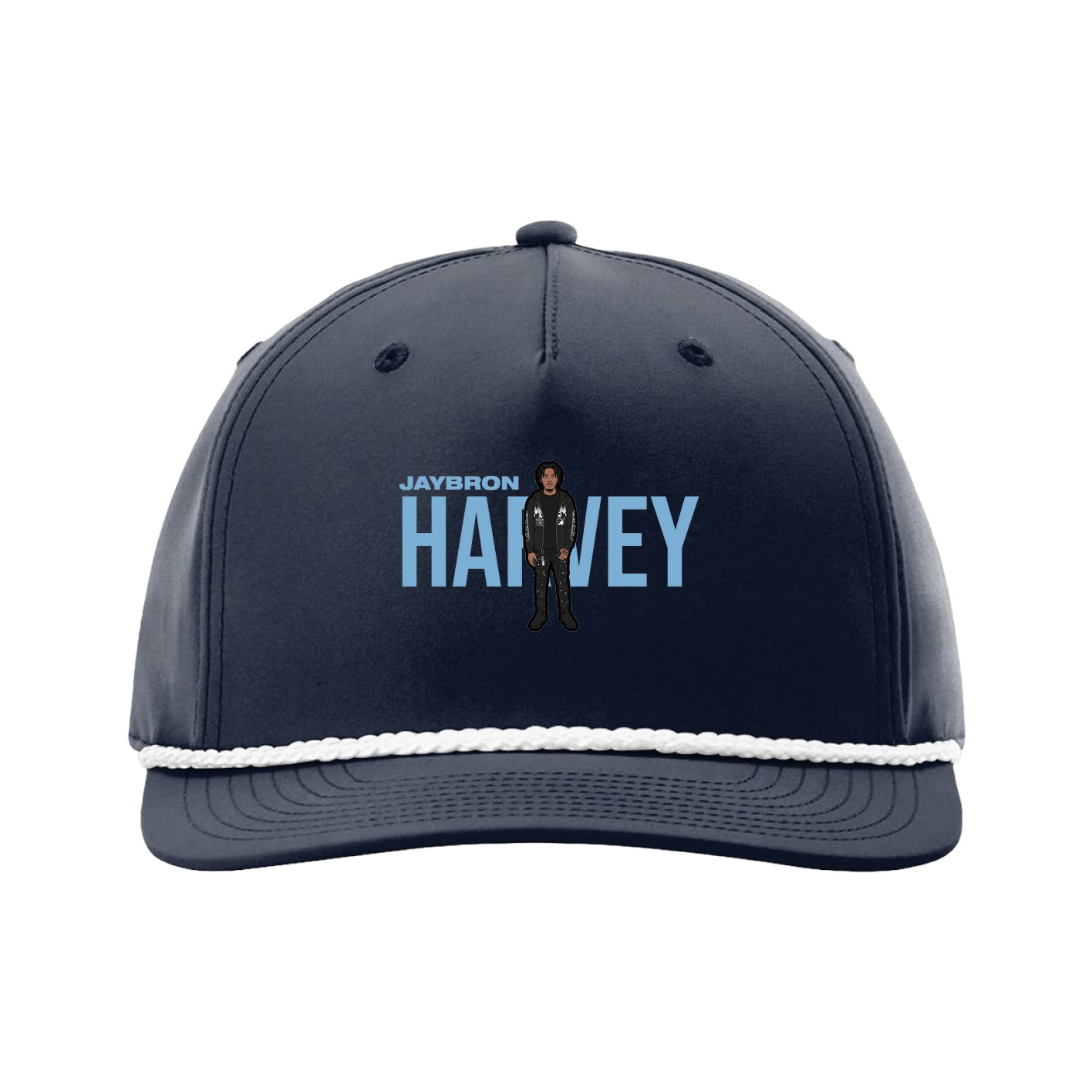Five-Panel Classic Rope Cap — Player Name in Navy