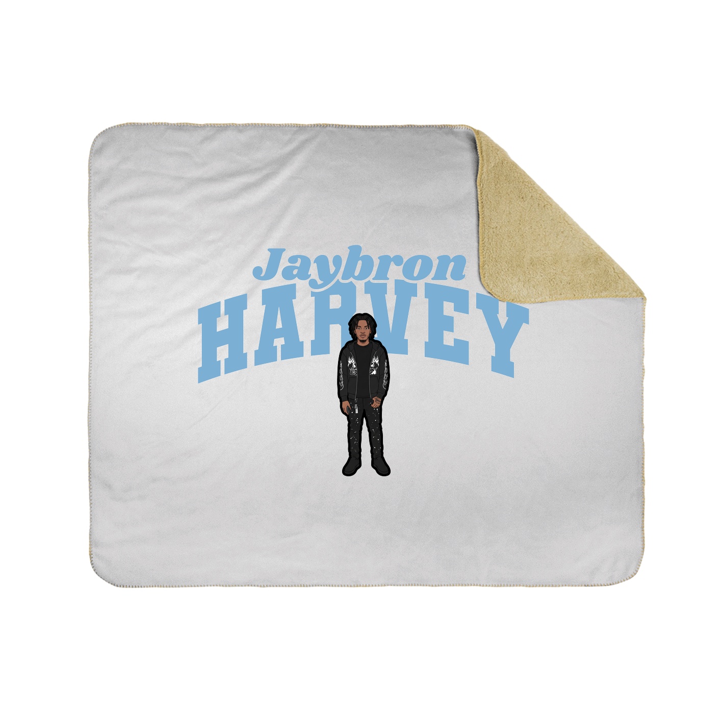 Throw Blanket — Signature Arch in White