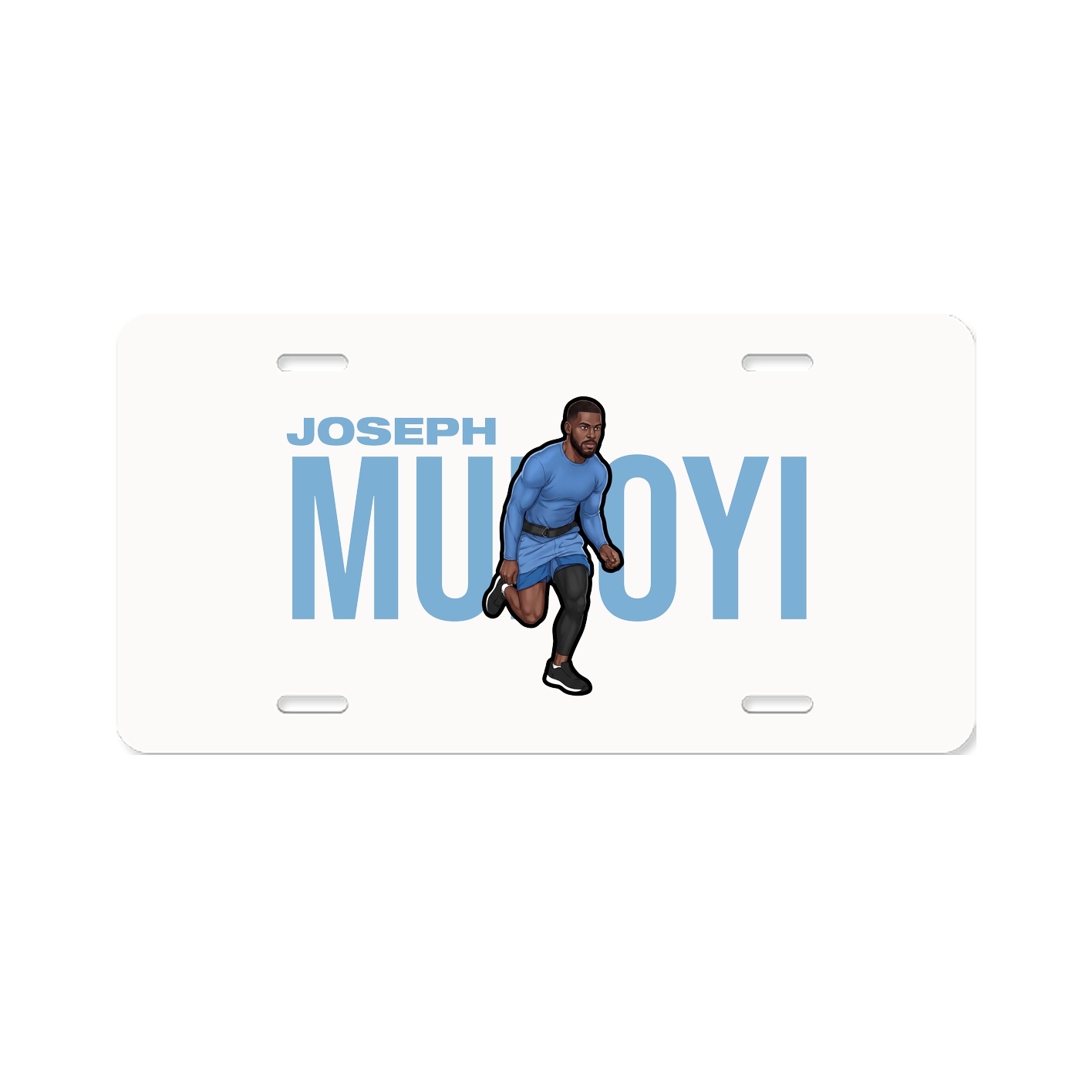 License Plate — Player Name in Classic
