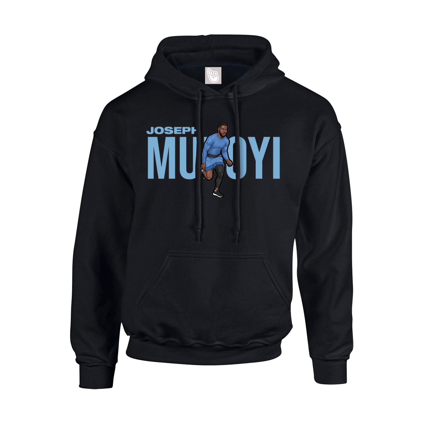 Youth Hoodie — Player Name in Black