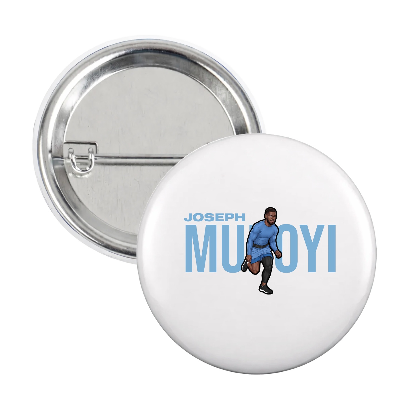 Game Day Button — Player Name in White