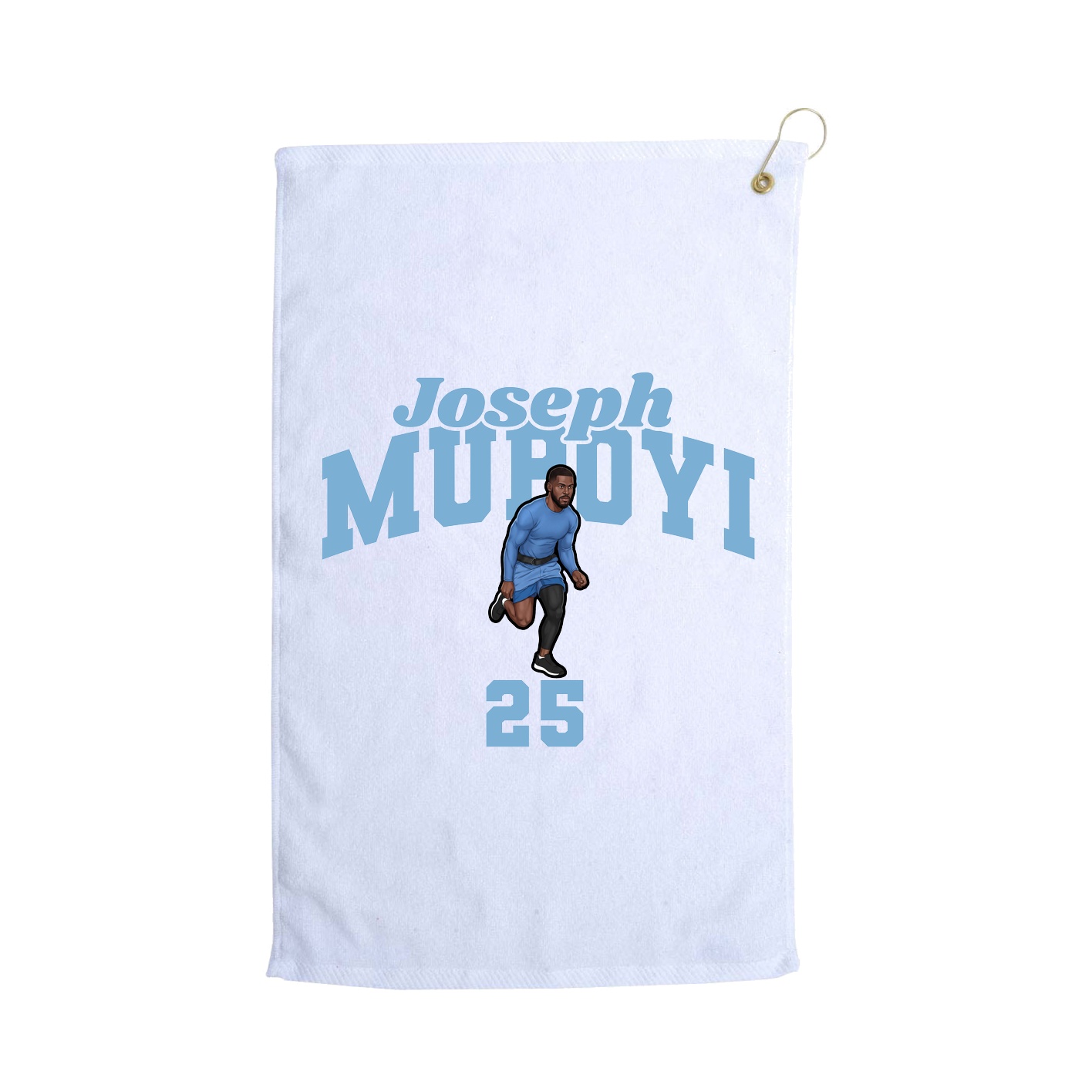 Golf Towel — Signature Arch in White