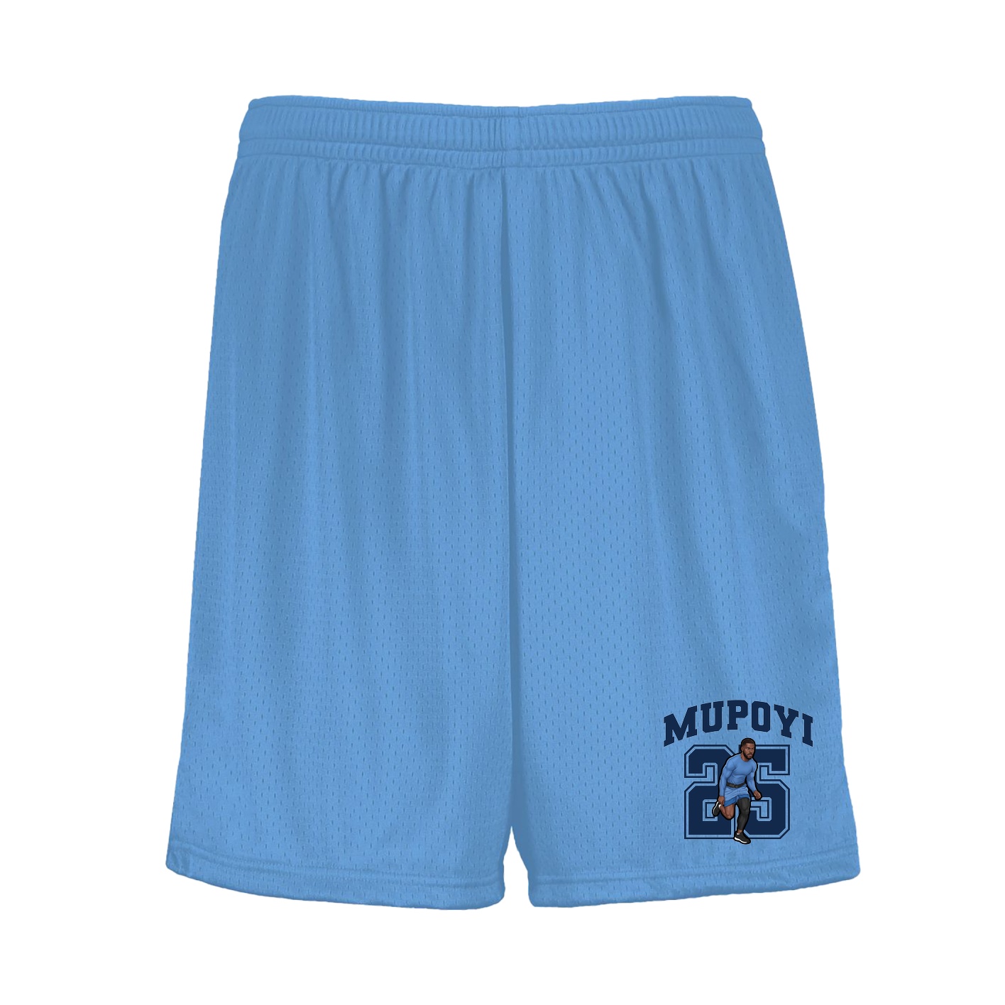 Shorts — Number in Light Blue