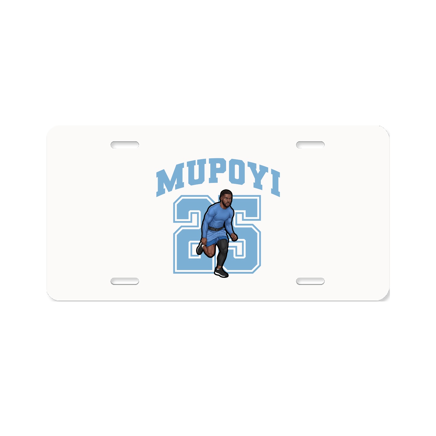 License Plate — Number in Classic
