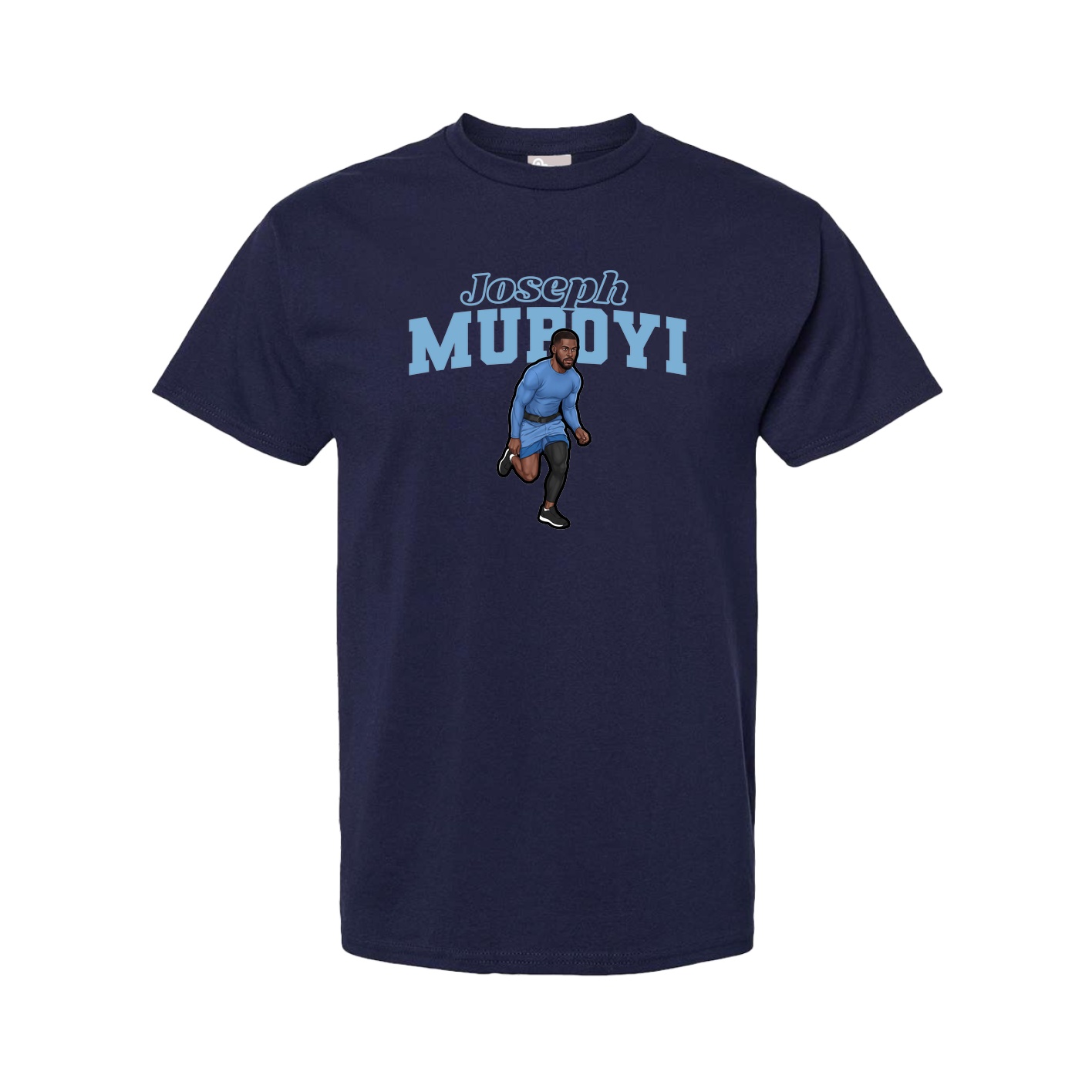 Youth Tee — Name Arch in Navy