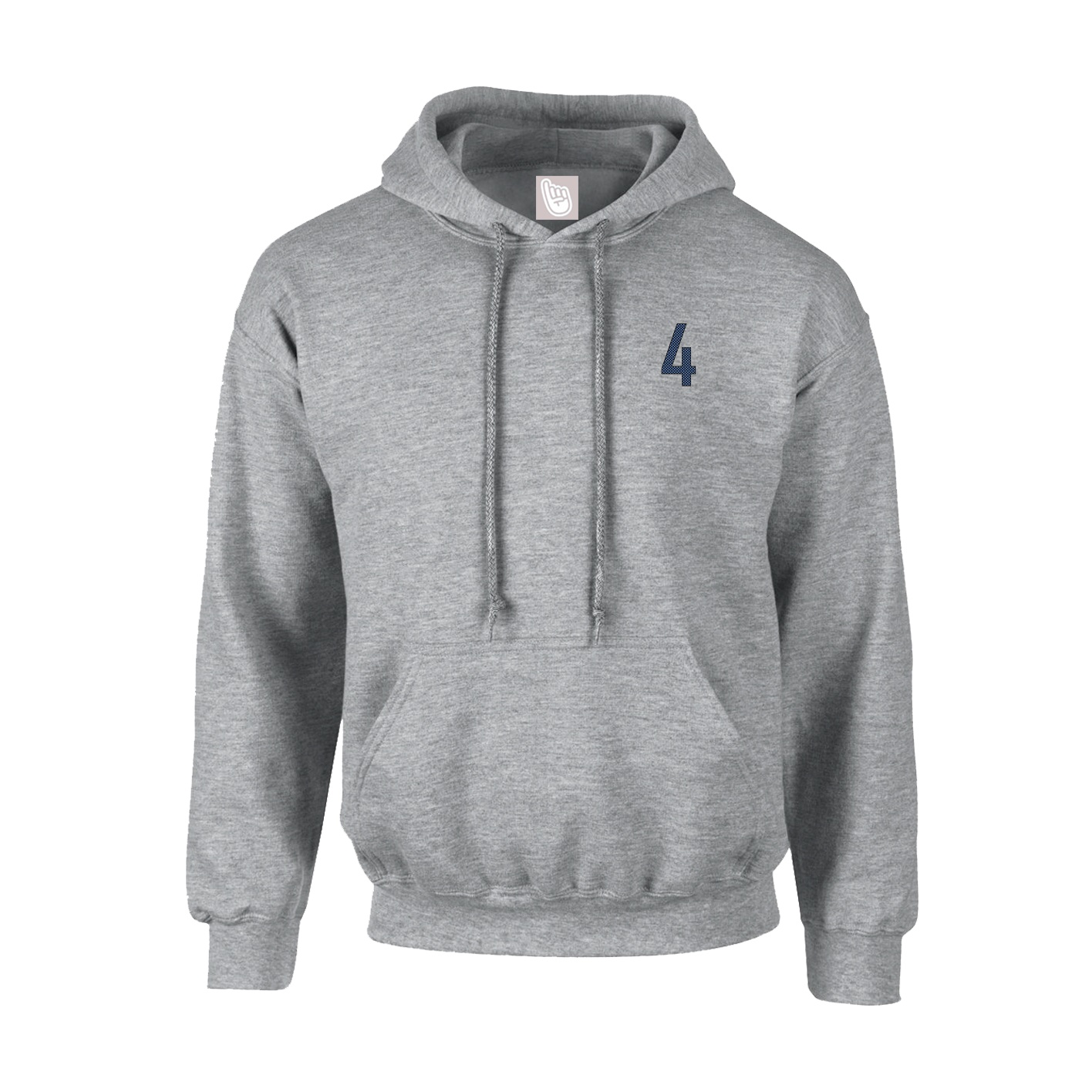 Hoodie — Front Shirsy in Grey