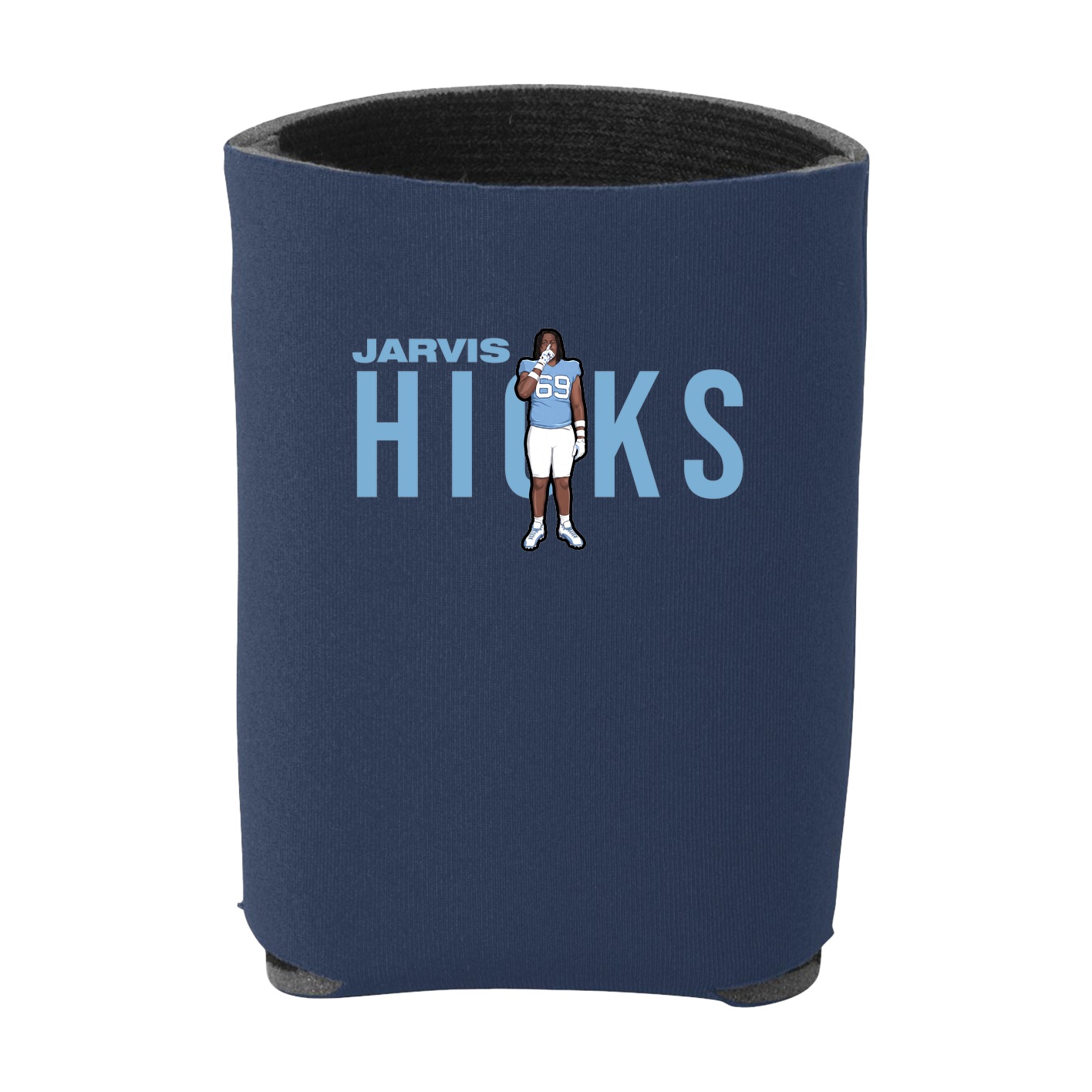 Can Holder — Player Name in Navy