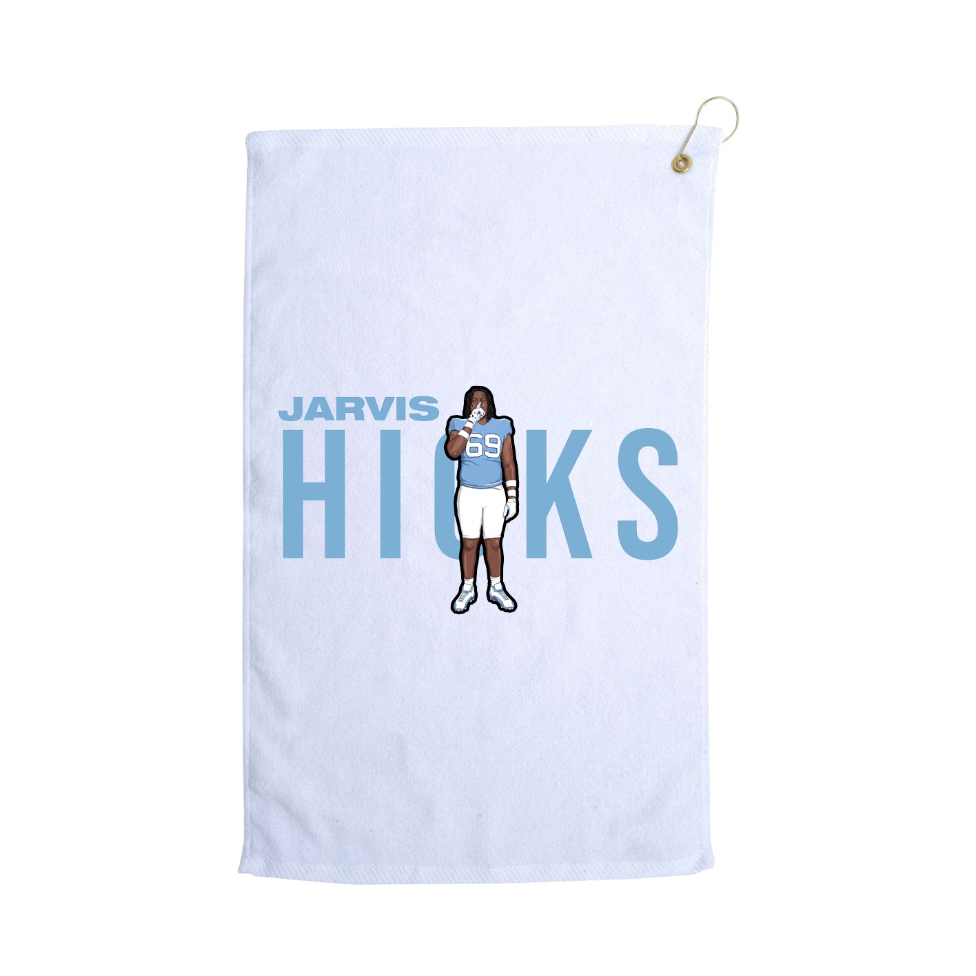 Golf Towel — Player Name in White