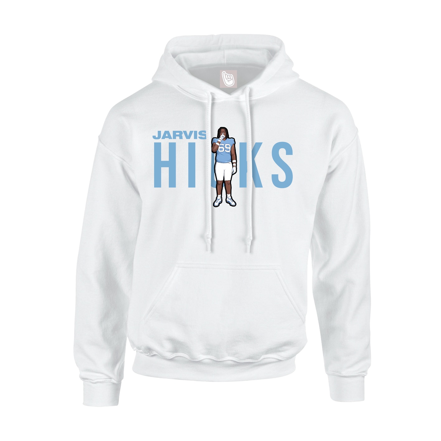 Hoodie — Player Name in White