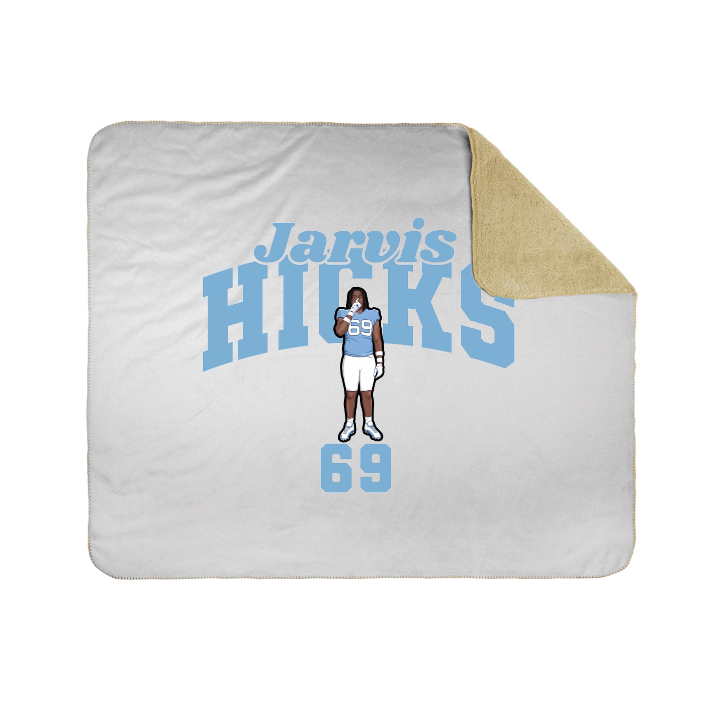 Throw Blanket — Signature Arch in White