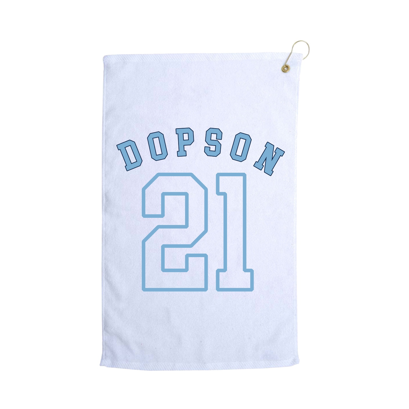 Golf Towel — Shirsey Arch in White