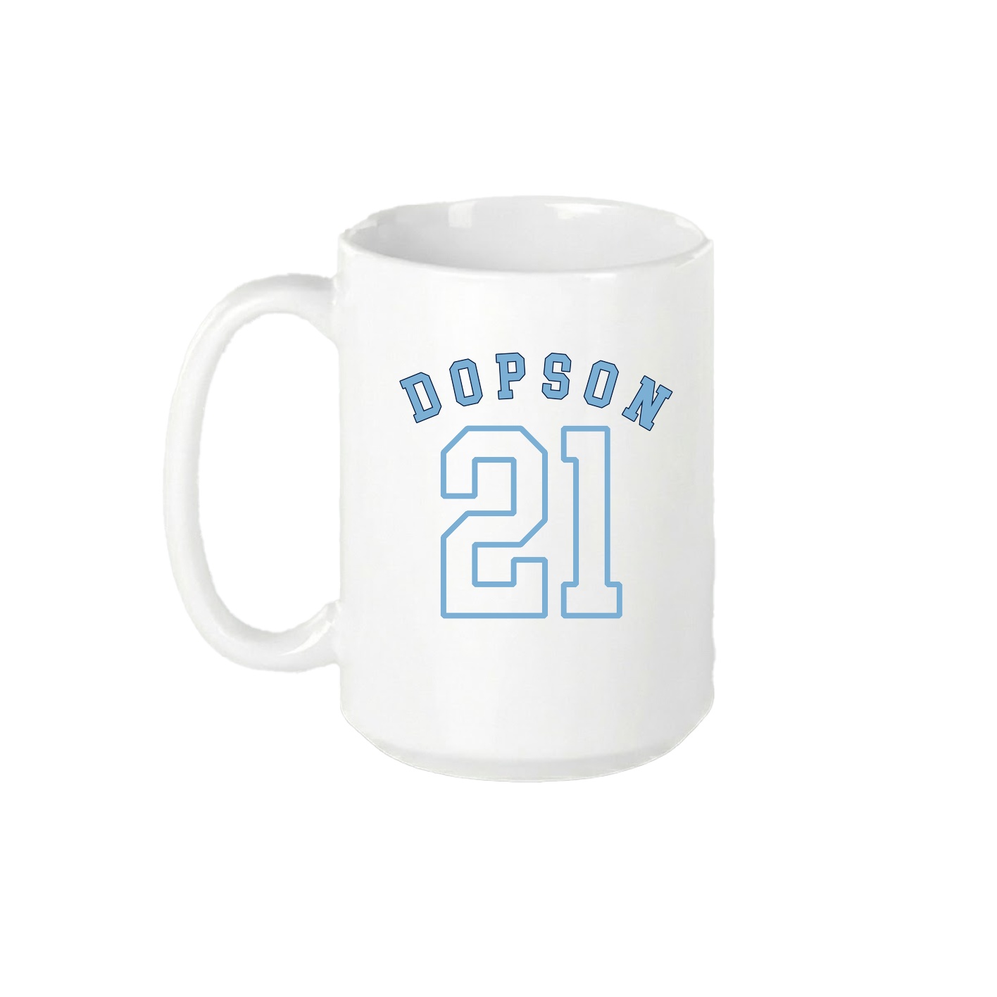 15oz Coffee Mug — Shirsey Arch in White