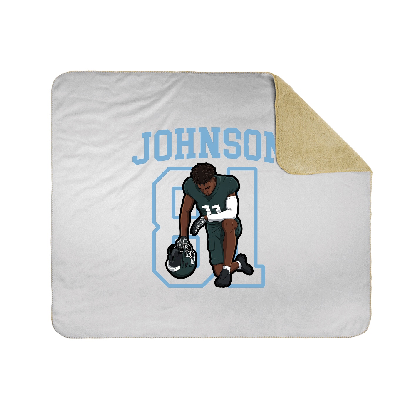 Throw Blanket — Shirsey in White
