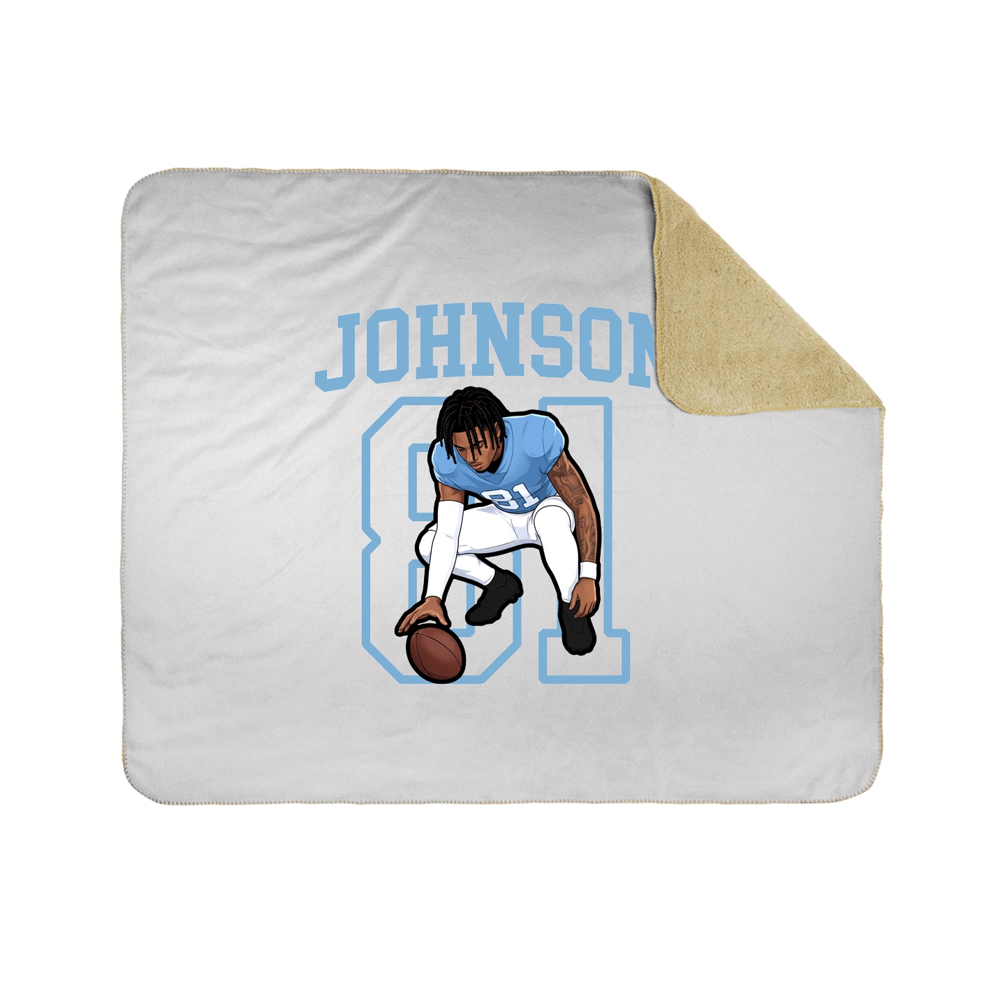 Throw Blanket — Shirsey in White