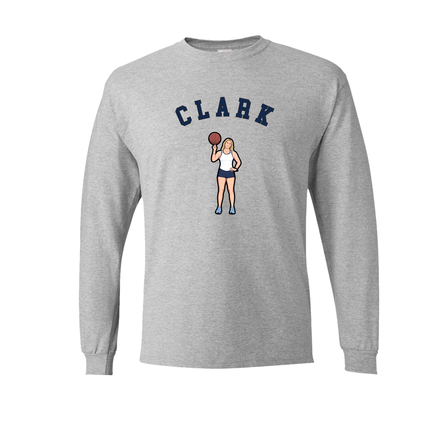 Long Sleeve Tee — Shirsey Arch in Grey