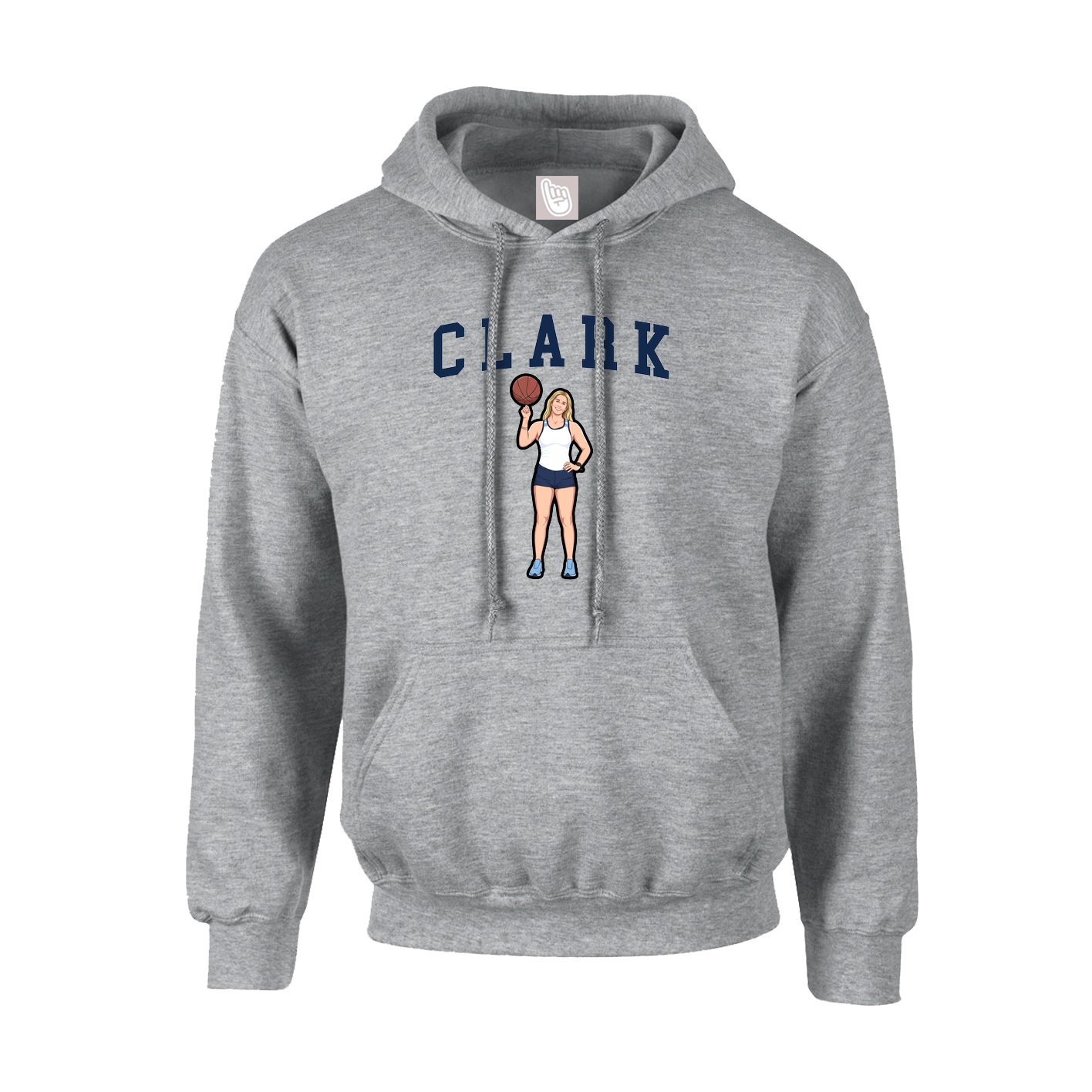 Hoodie — Shirsey in Grey
