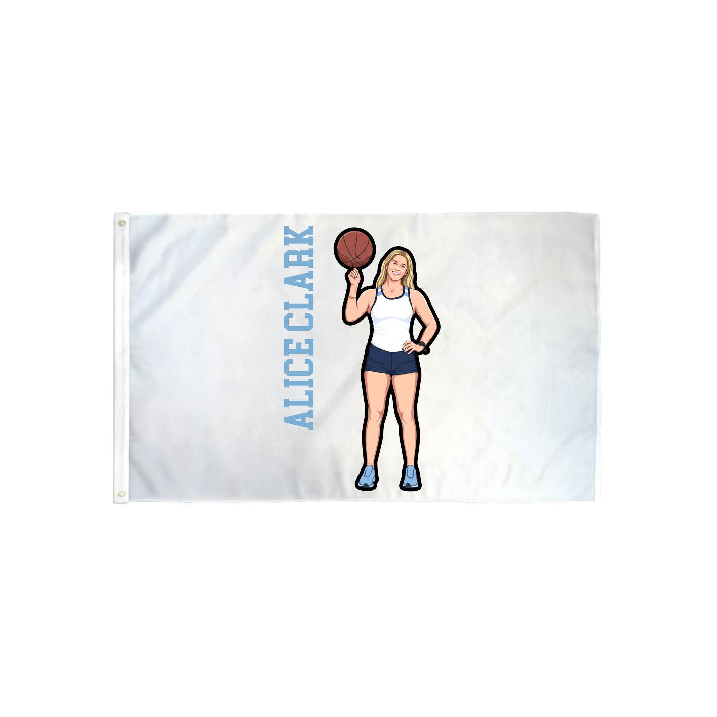 3x5 Flag — Name Vertical in Classic