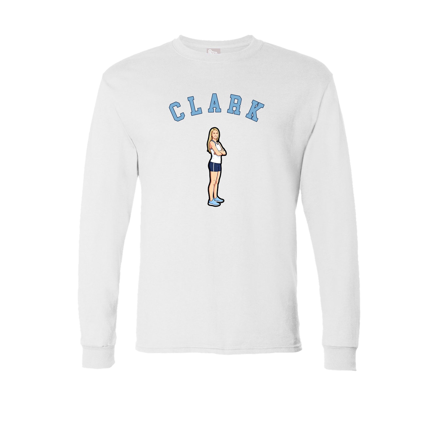 Long Sleeve Tee — Shirsey Arch in White