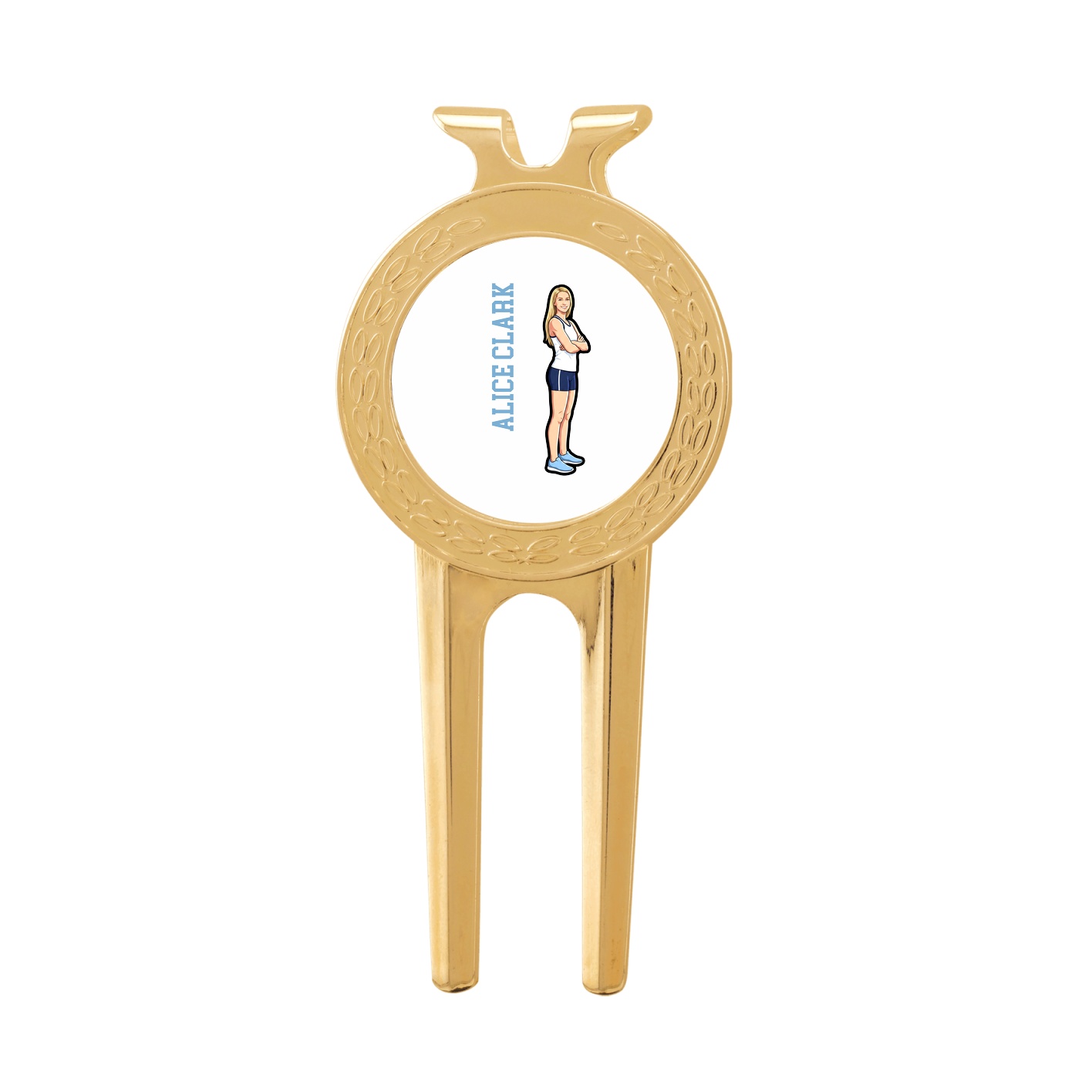 Divot Tool with Ball Marker — Name Vertical in Classic