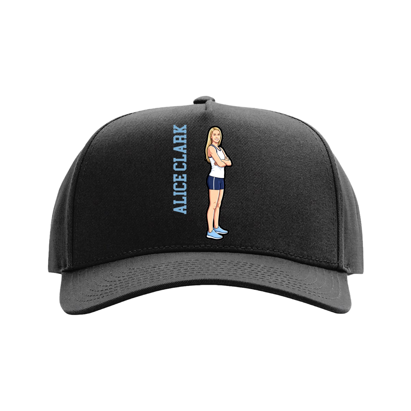 Full Fabric Five-Panel Champ Cap