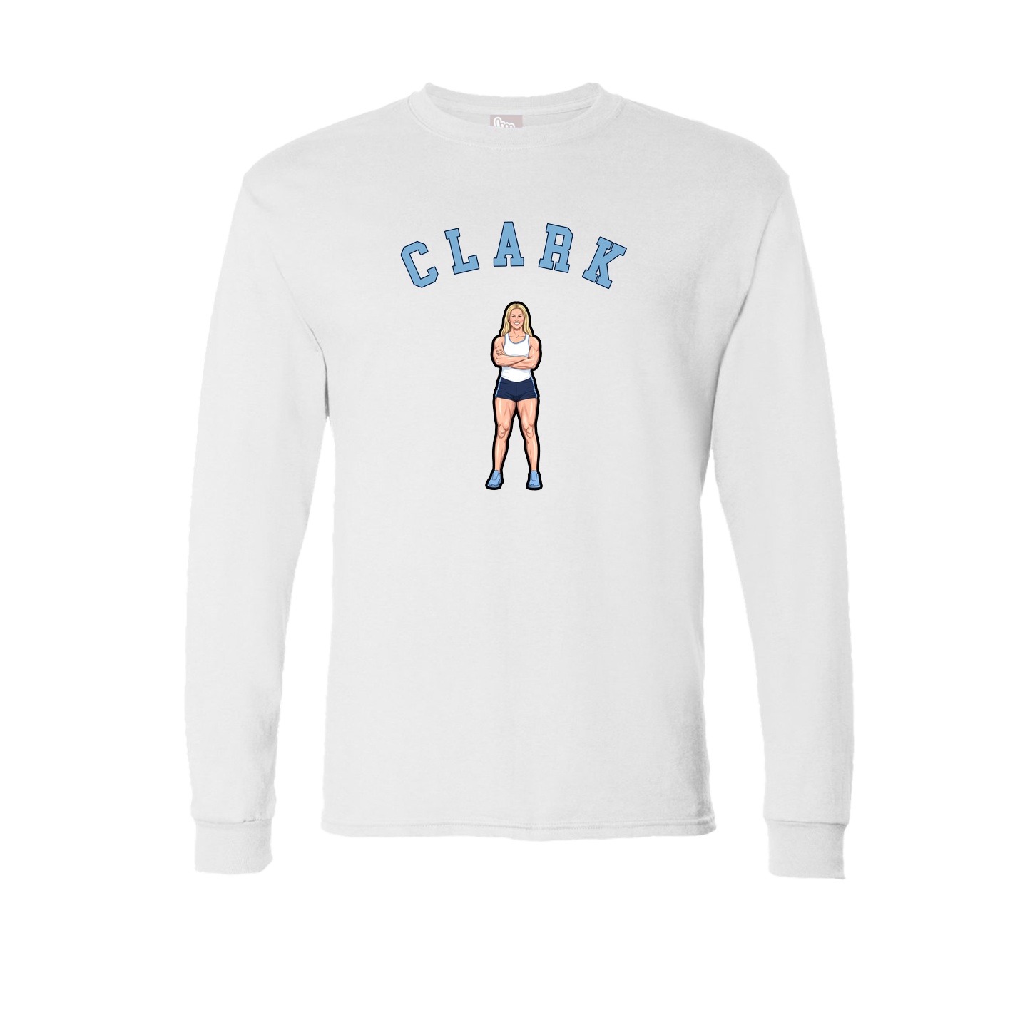 Long Sleeve Tee — Shirsey Arch in White