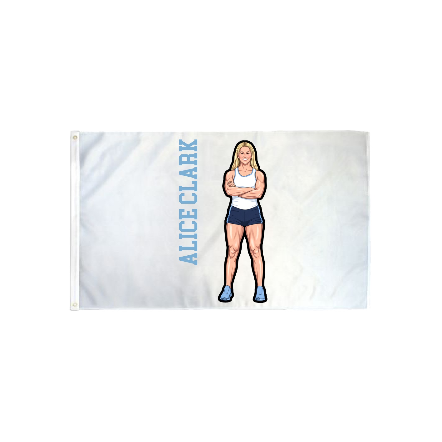 3x5 Flag — Name Vertical in Classic