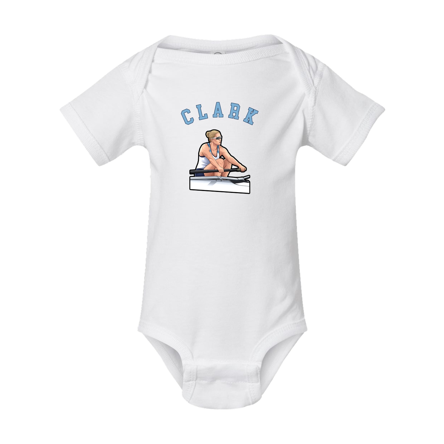 Baby Onesie — Shirsey Arch in White