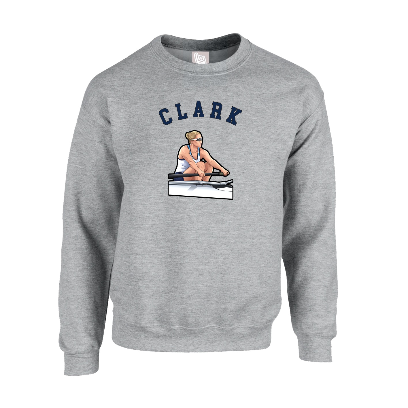 Fleece Crew — Shirsey Arch in Grey
