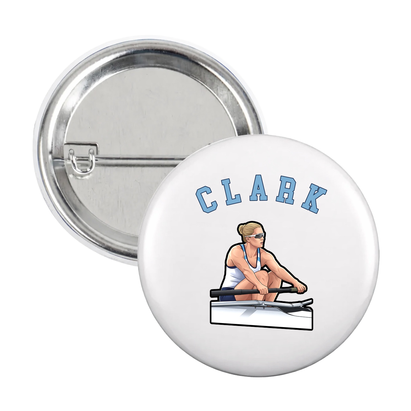 Game Day Button — Shirsey Arch in White