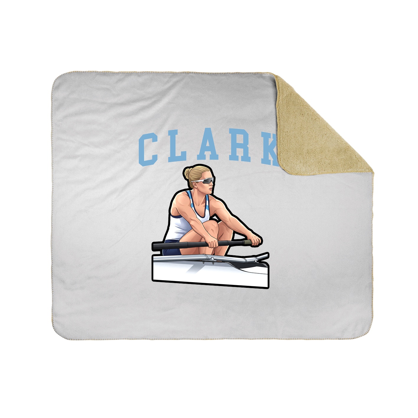 Throw Blanket — Shirsey in White