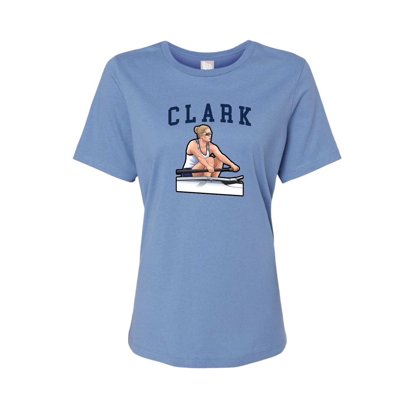 Fitted Women's Tee — Shirsey in Powder Blue