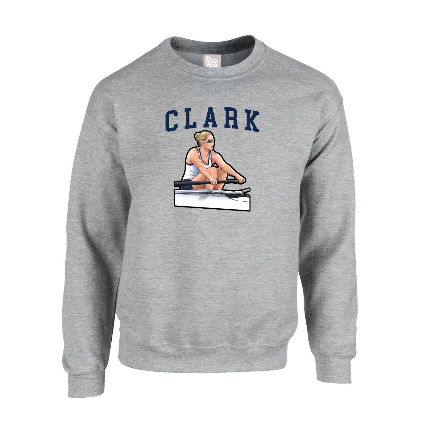 Fleece Crew — Shirsey in Grey