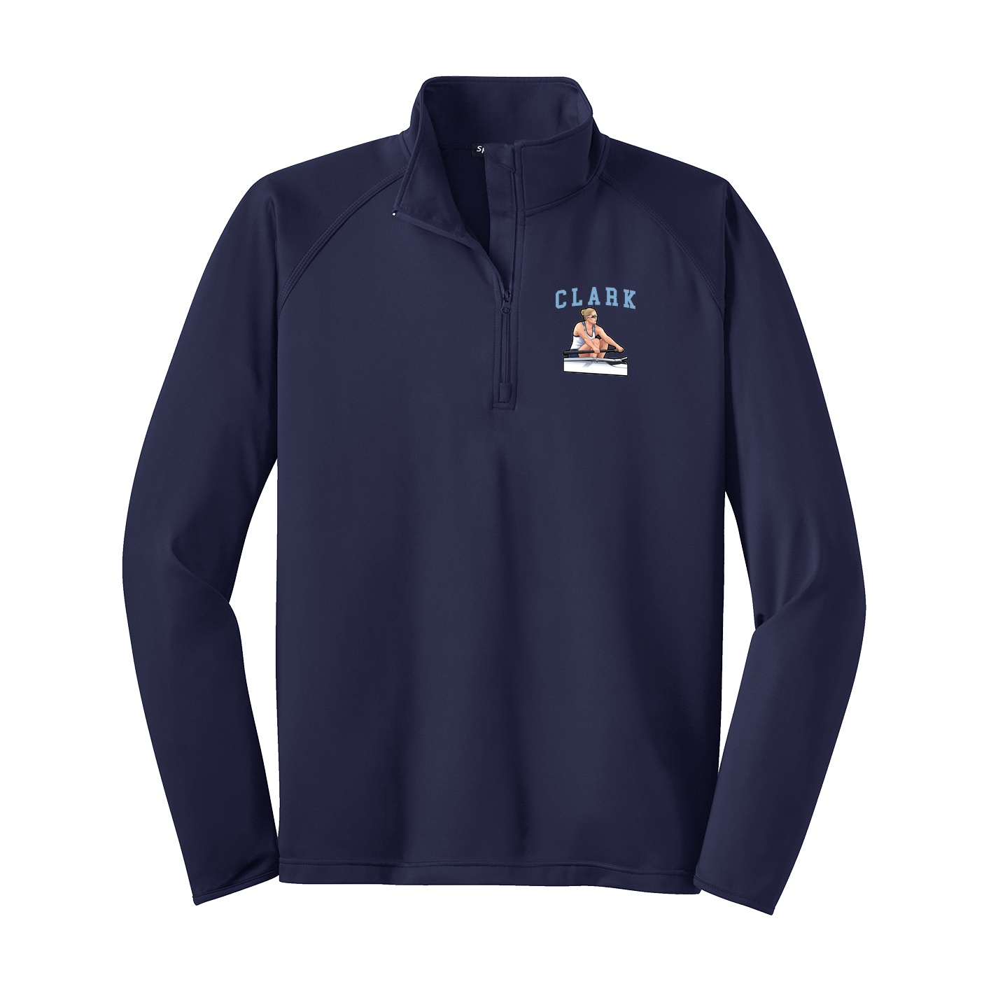 Q-Zip Pullover — Shirsey in Navy