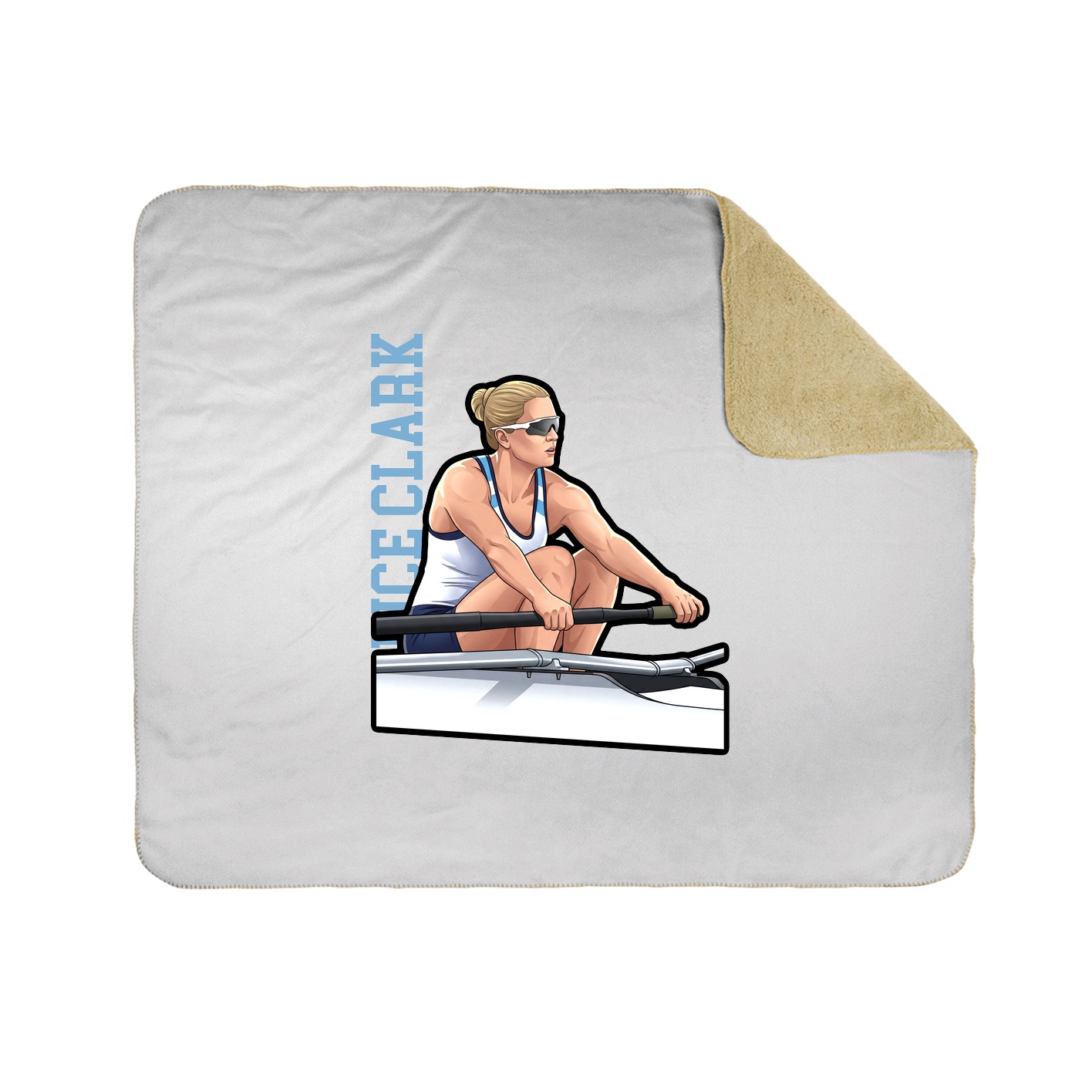 50x60 Sherpa Lined Throw Blanket