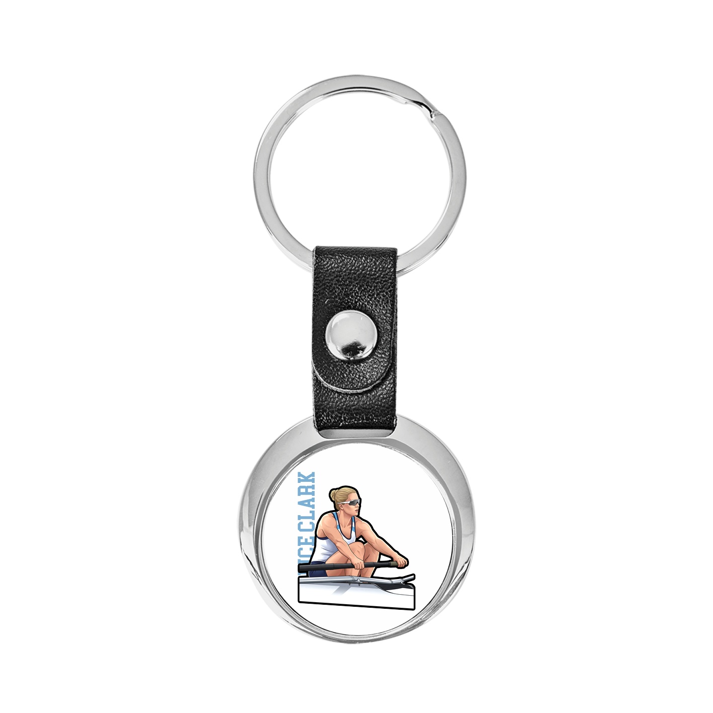 Key Chain — Name Vertical in Classic