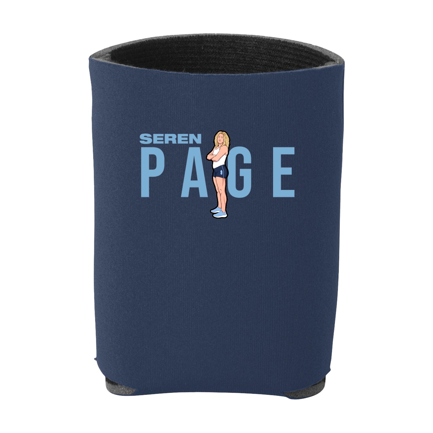 Can Holder — Player Name in Navy