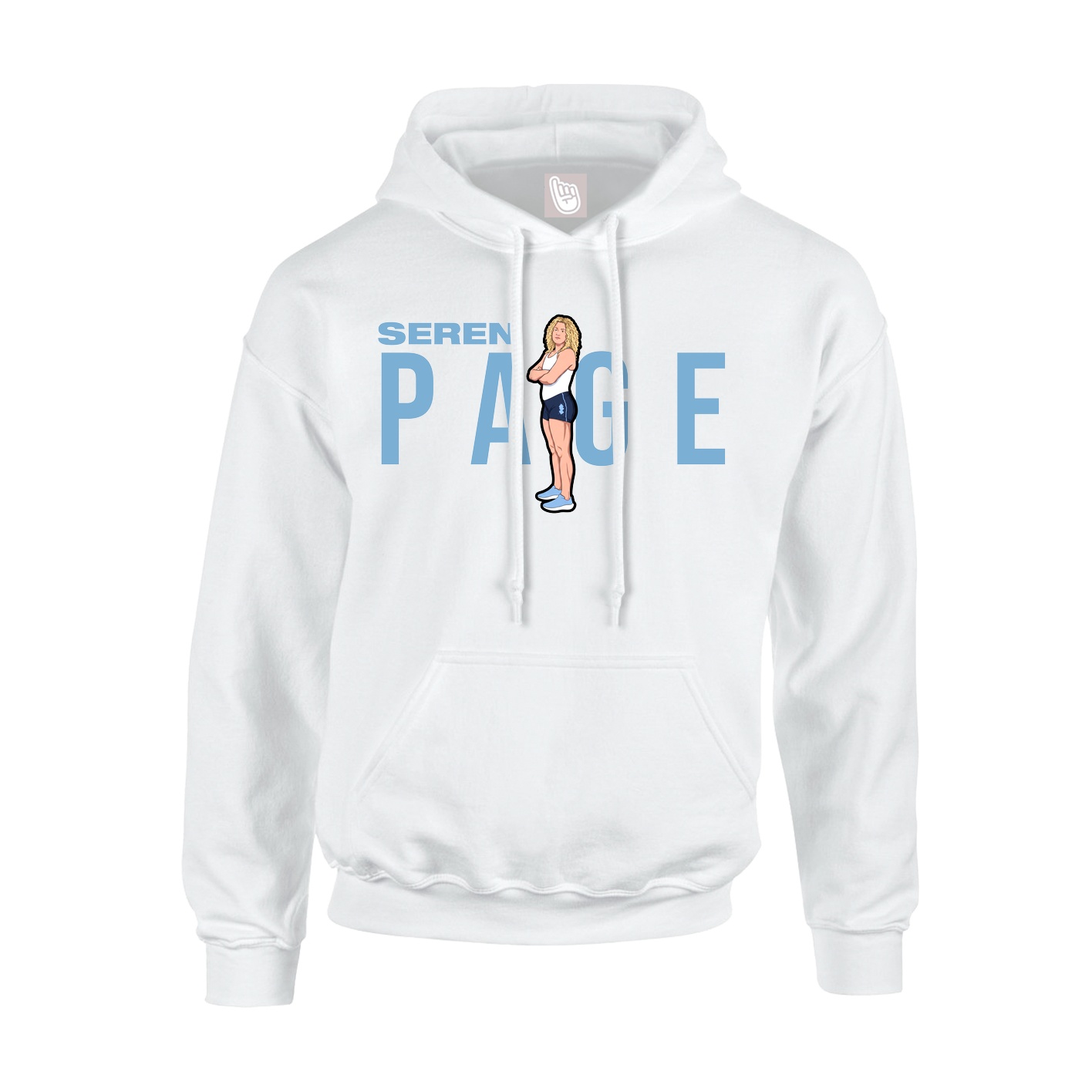 Hoodie — Player Name in White