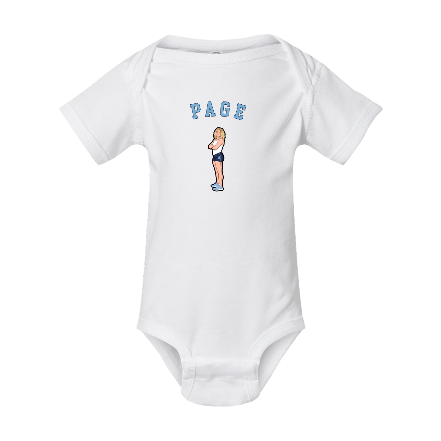 Baby Onesie — Shirsey Arch in White