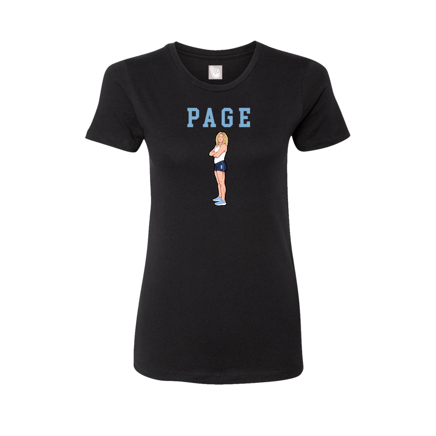 Fitted Women's Tee — Shirsey in Black