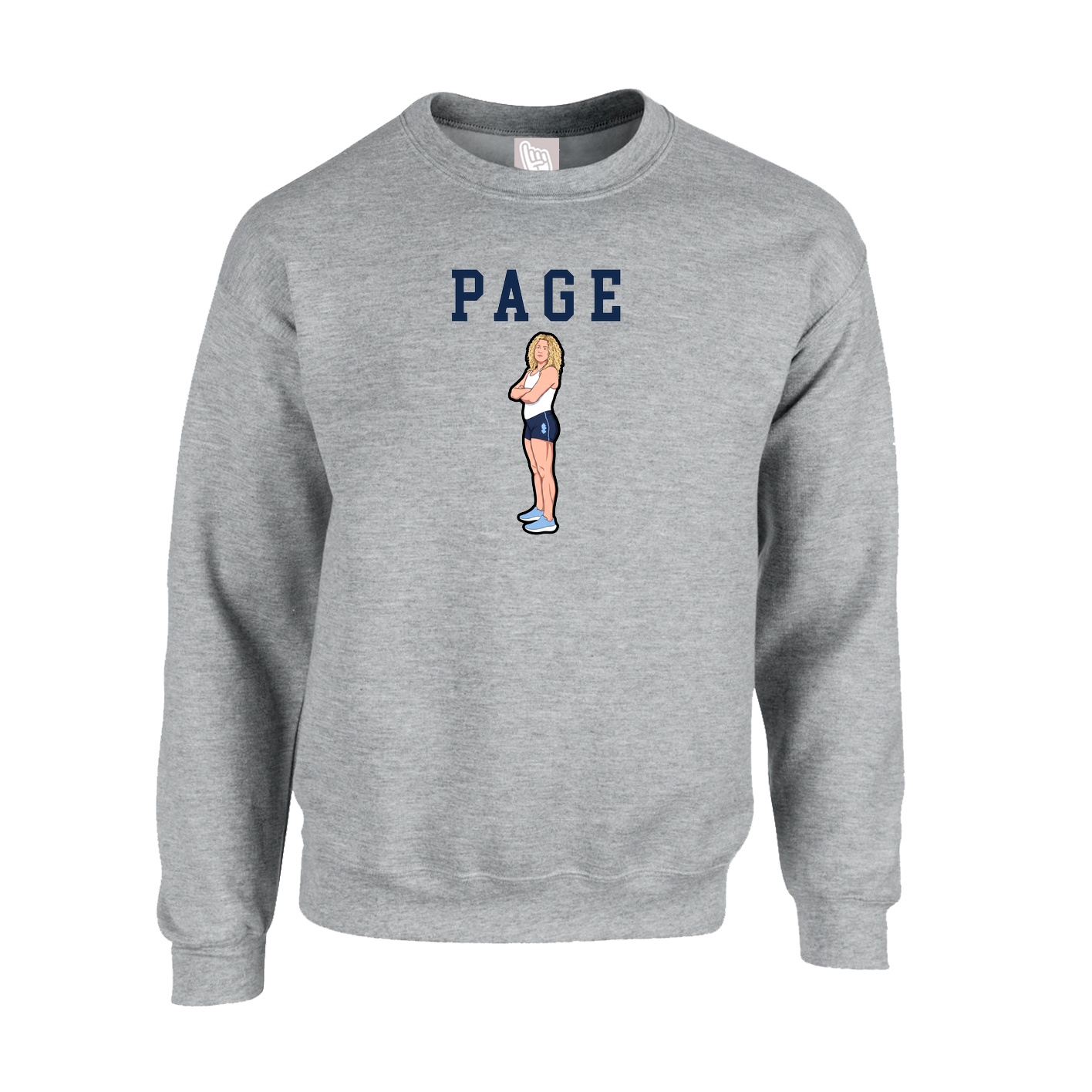 Fleece Crew — Shirsey in Grey