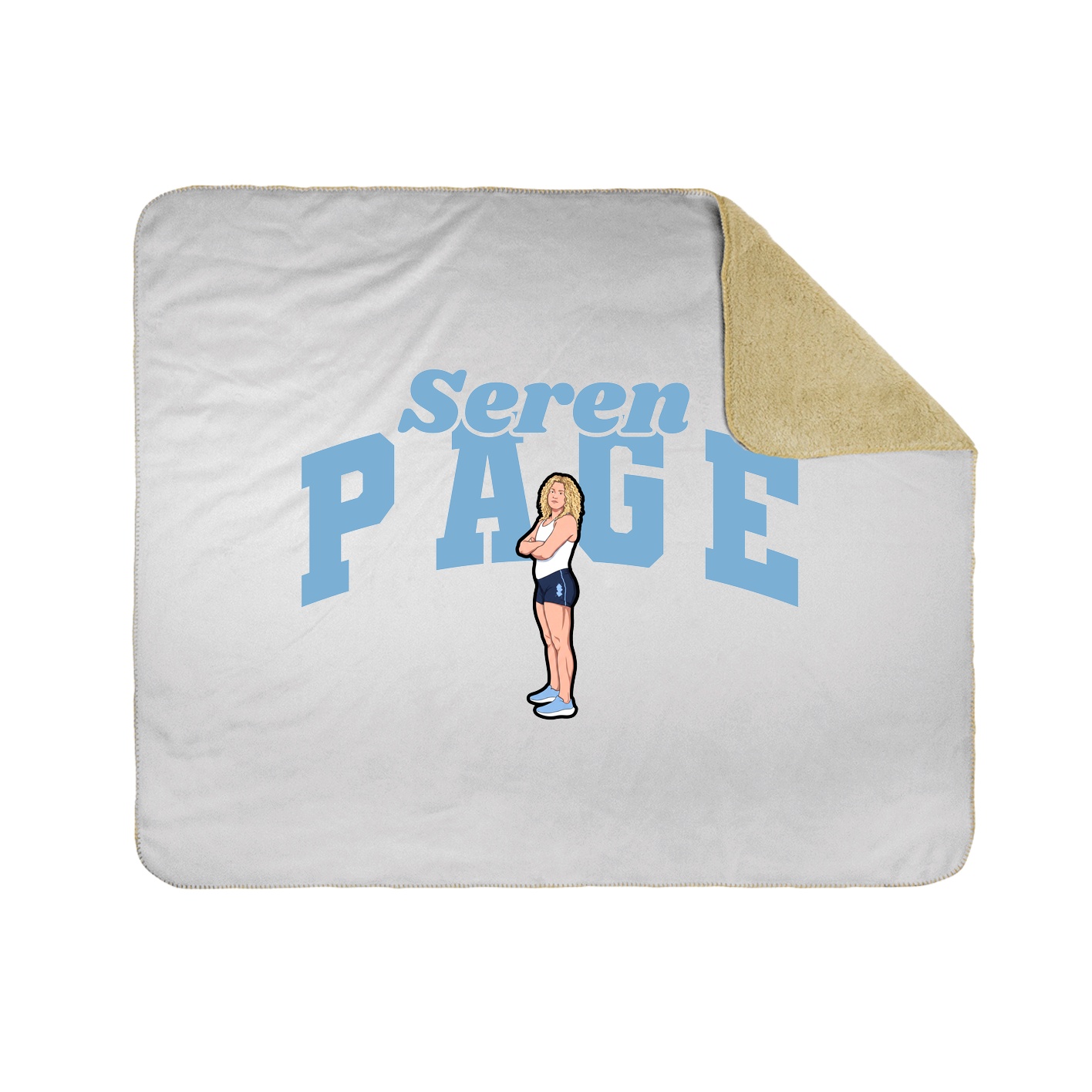 Throw Blanket — Signature Arch in White