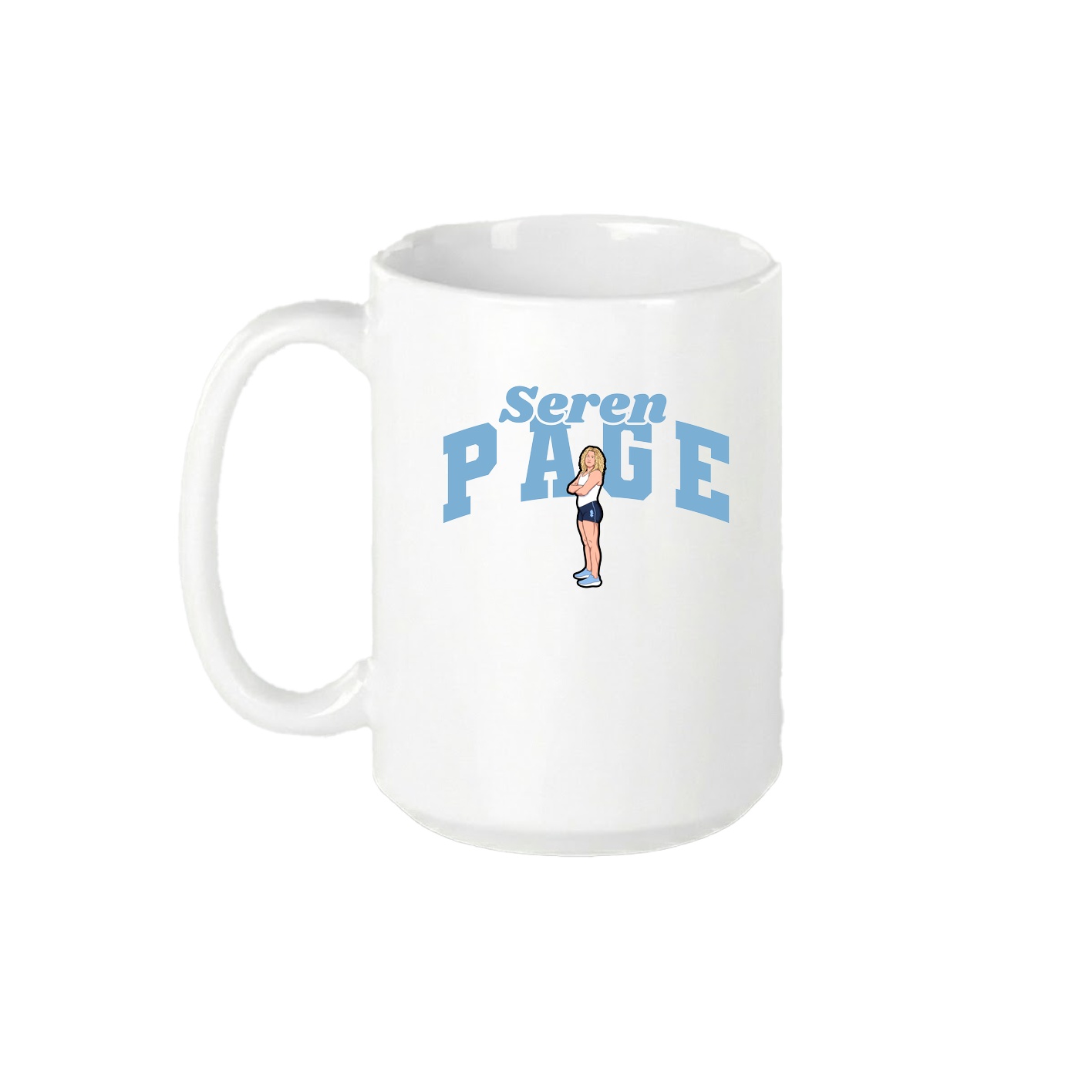 15oz Coffee Mug — Signature Arch in White