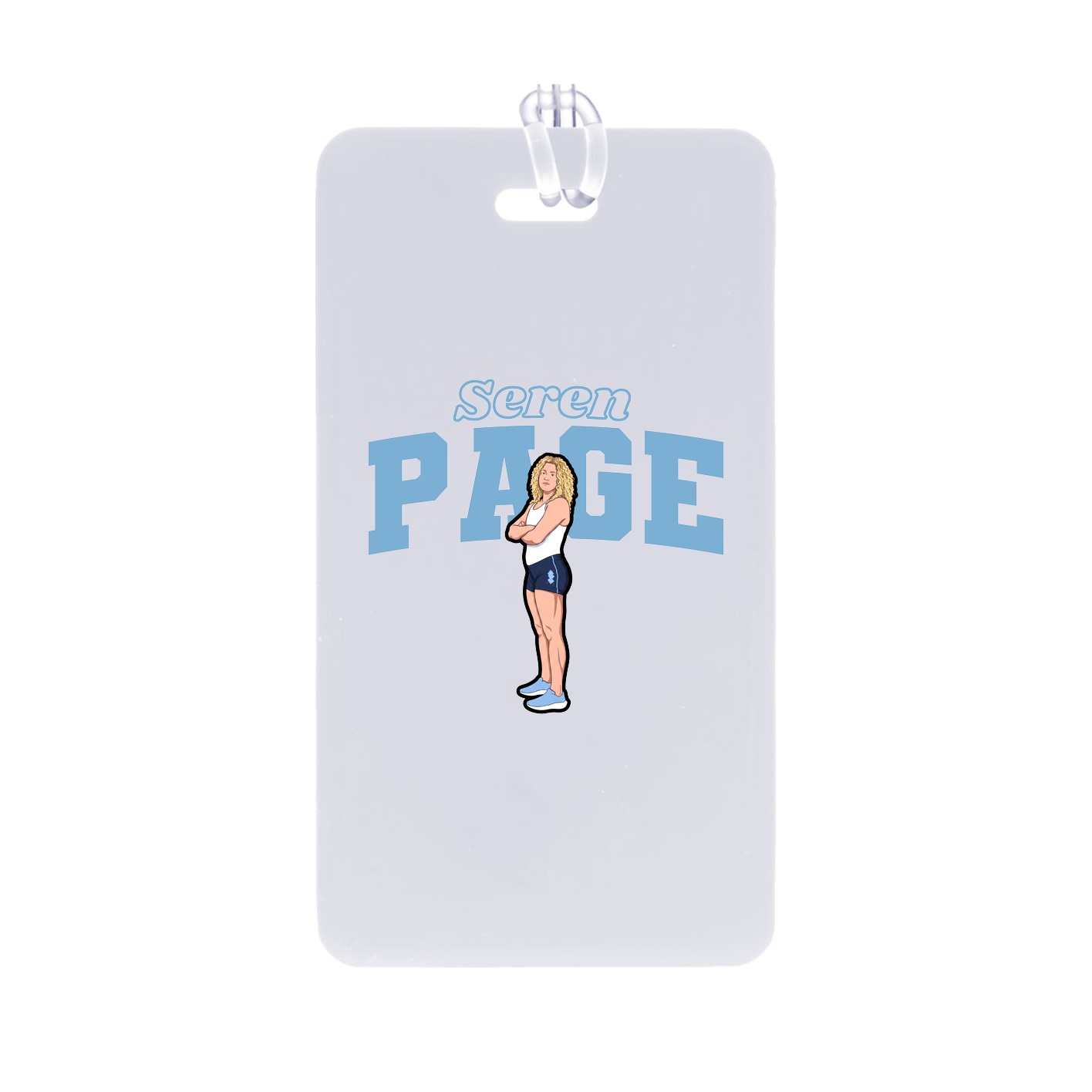 Bag Tag — Name Arch in Classic