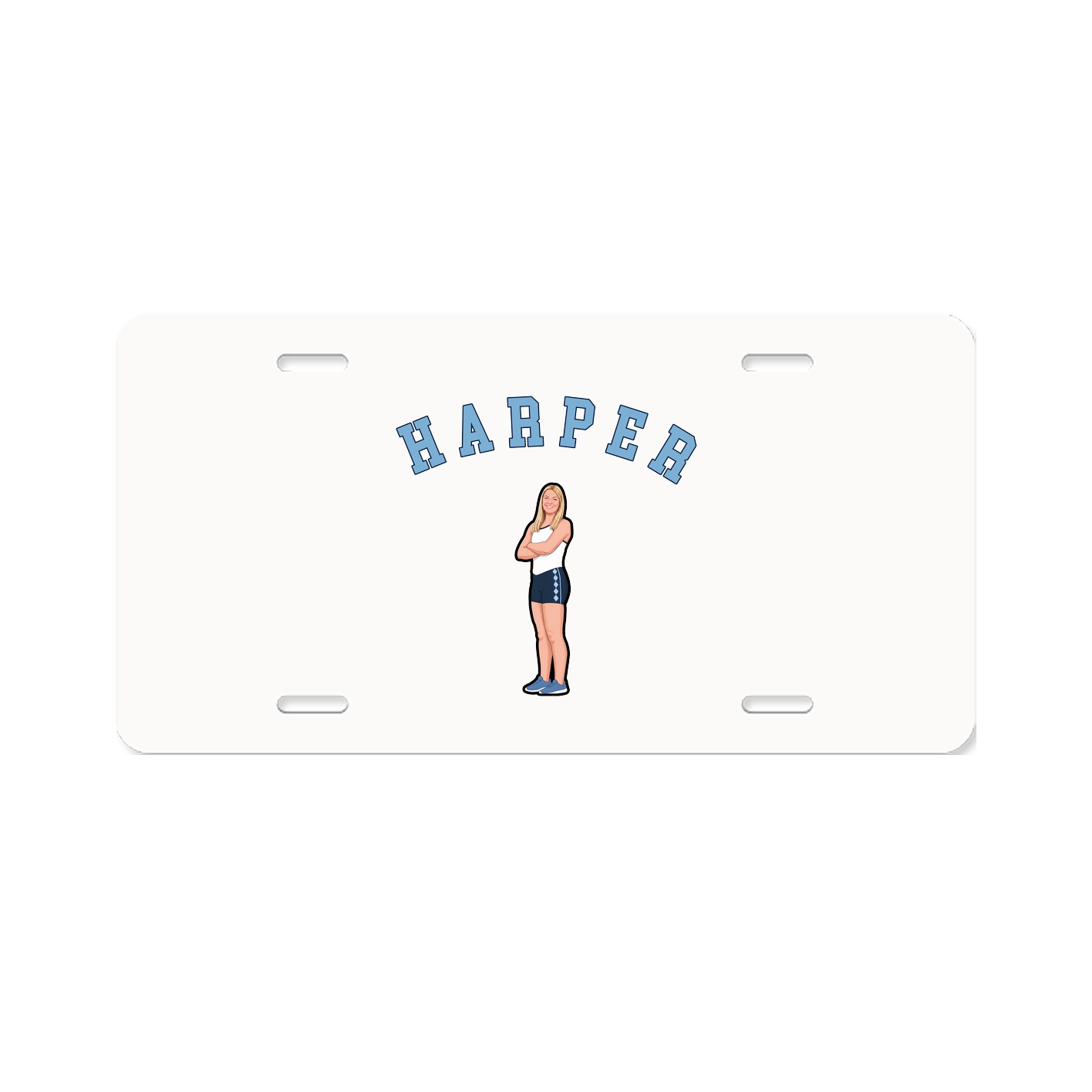 License Plate — Shirsey Arch in Classic