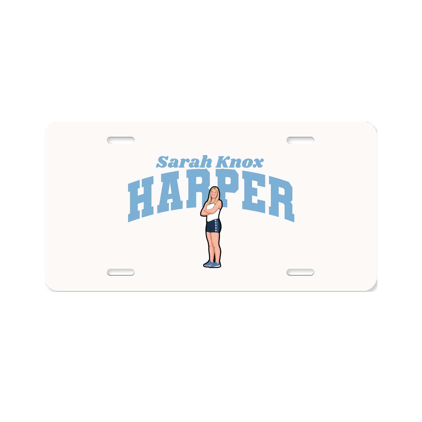 License Plate — Signature Arch in Classic