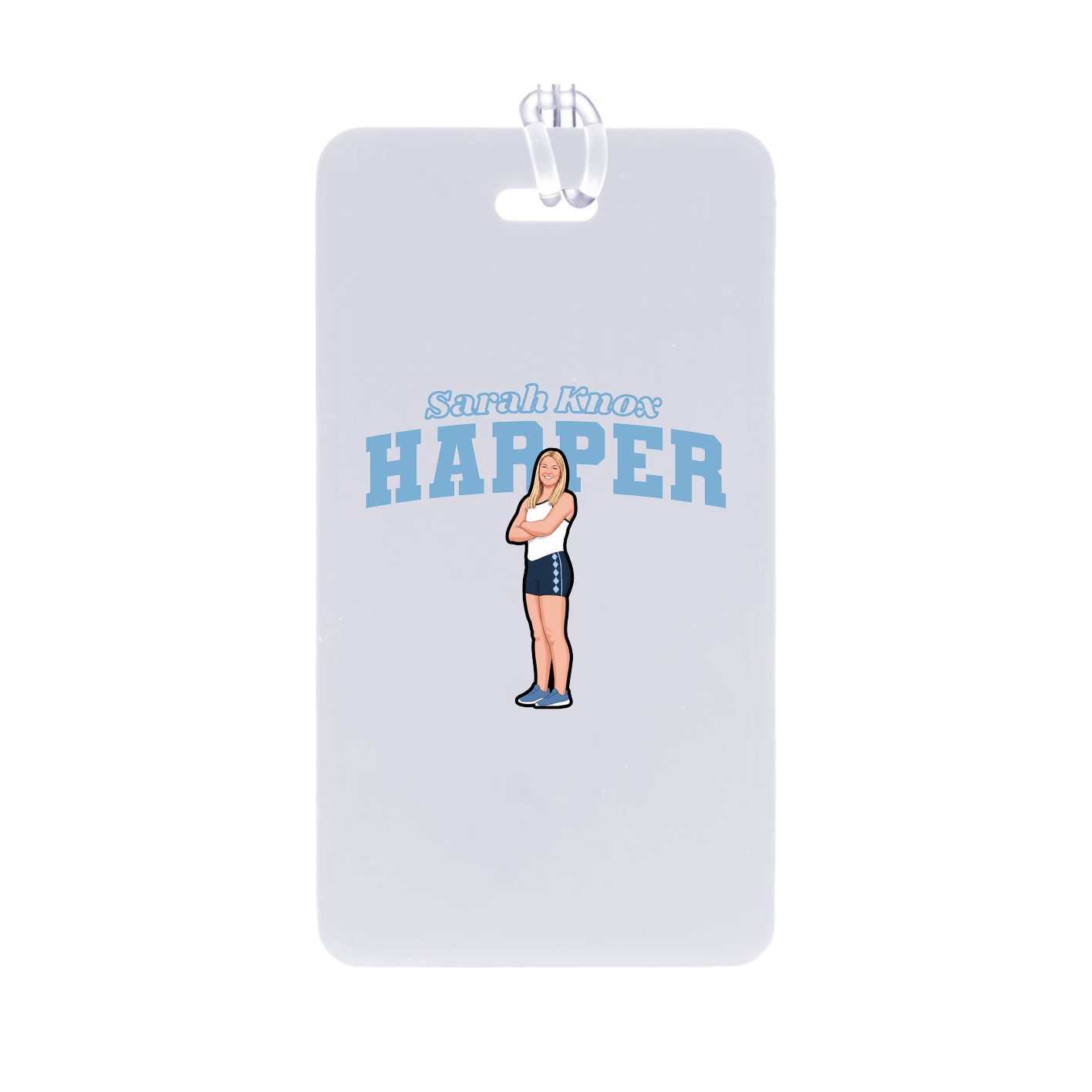 Bag Tag — Name Arch in Classic